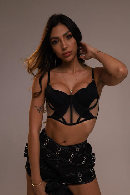THE ONYX STRUCTURE CROPTOP